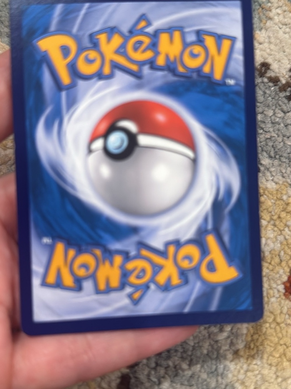 Poke man Trading Card Game Sleeve - Blue